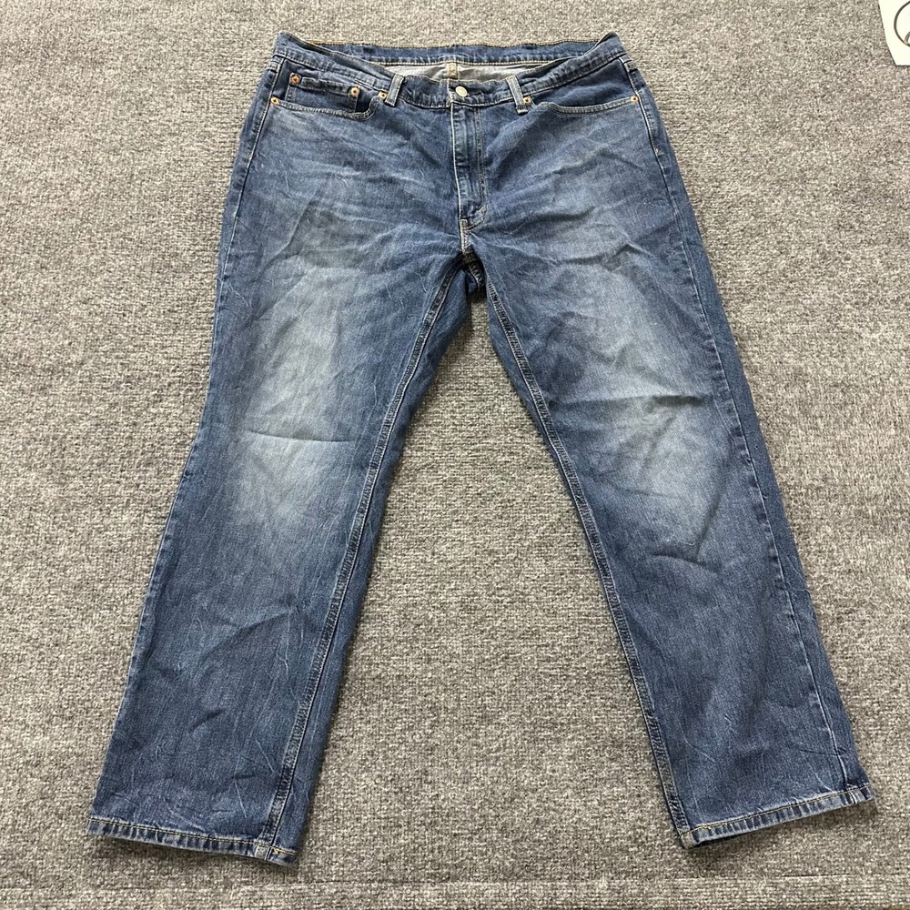 Levi's Jeans Mens Size 38x30 Blue 514 Straight Fit Stretch Denim Casual Pants